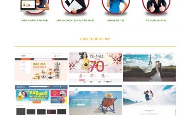 THIẾT KẾ WEBSITE CHO THUÊ ÔTÔ