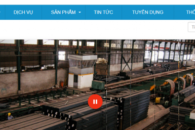 Thiết kế web sắt thép