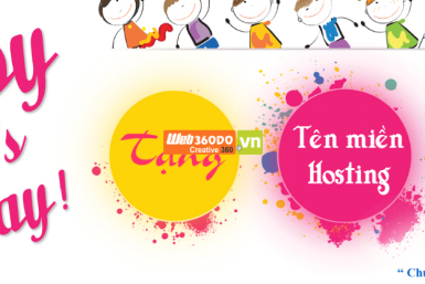 Tặng tên miền và hosting khí thiết kế web mới tại web360do.com
