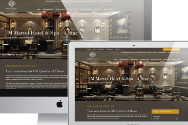 THIẾT KẾ WEBSITE KHÁCH SẠN - ĐẶT PHÒNG TRỰC TUYẾN CHUYÊN NGHIỆP