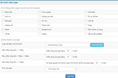 Hướng dẫn thiết lập cấu hình upload trong nukeviet
