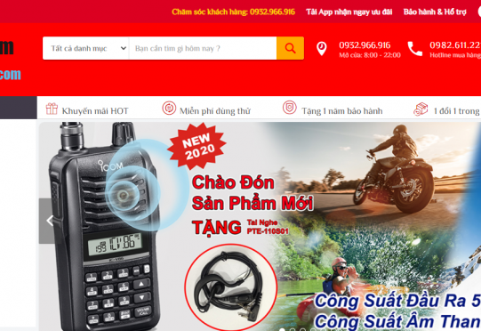 Thiết kế web bộ đàm tốt