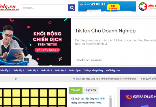 Thiết kế web tin tức 360 độ