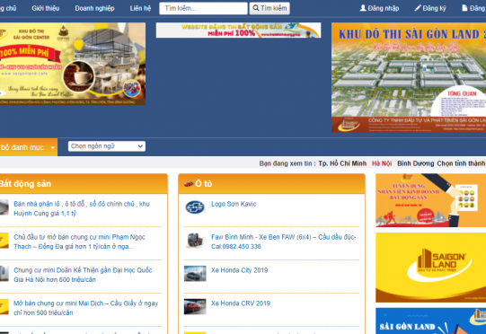 Dự án web TMĐT Quảng cáo giao dịch