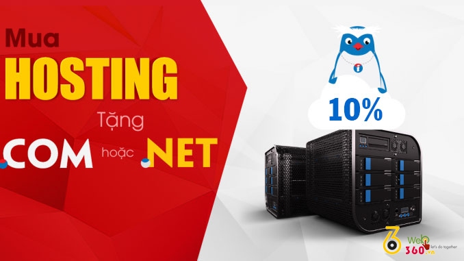 Ưu đãi đặc biệt: Mua hosting tặng tên miền quốc tế