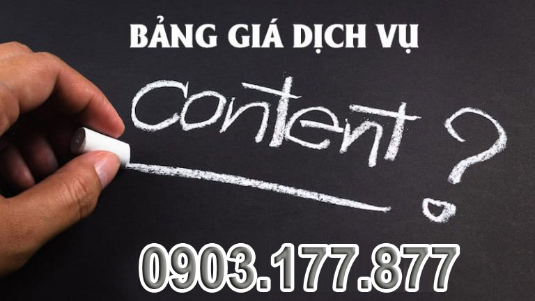 Bảng giá dịch vụ viết bài cho doanh nghiệp