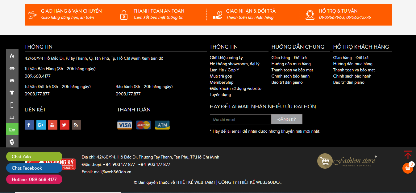 Thiết kế web bán hàng tổng hợp
