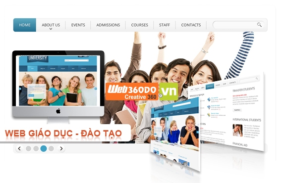 THIẾT KẾ WEBSITE GIÁO DỤC