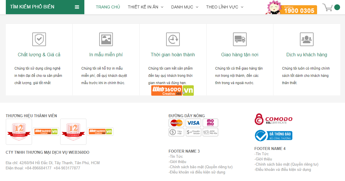 Thiết kế web in ấn 3