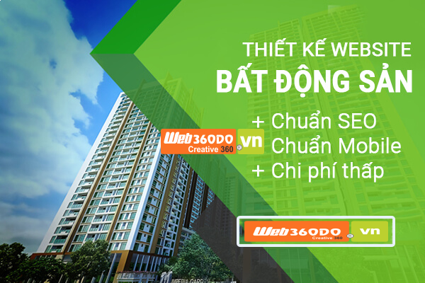 BÁO GIÁ THIẾT KẾ WEBSITE BẤT ĐỘNG SẢN